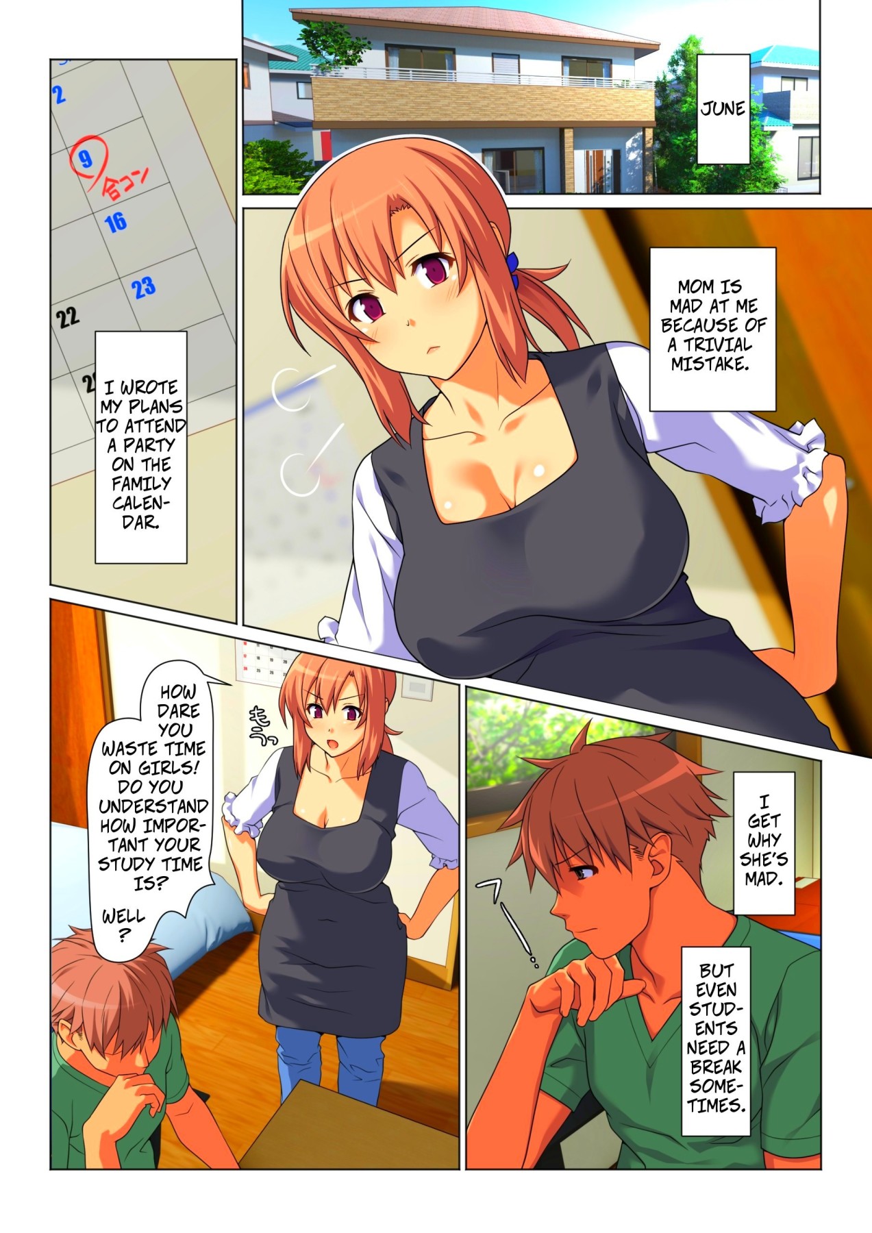 Hentai Manga Comic-Mom Will Put Out Everyday On The Condition That His Grades Improve-Read-2